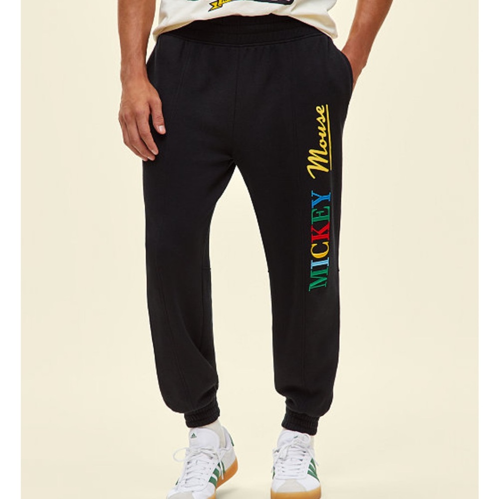 NWT Adult Unisex Bandleader Mickey Mouse Balloon Sweatpants
